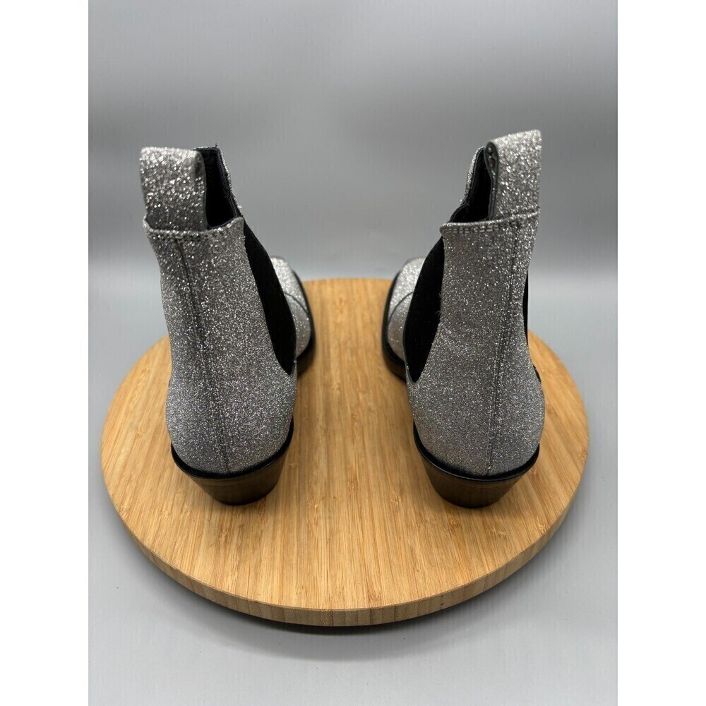 Calvin Klein X Raf Simons Silver Western Boots 205W39NYC Womens 7.5 / EU 37.5 - Picture 5 of 13